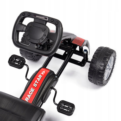 PEDALINIS GOKARTAS VAIKAMS 3-5 metai iki 30 kg REGULIUOJAMAS METEOR