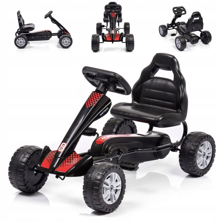 PEDALINIS GOKARTAS VAIKAMS 3-5 metai iki 30 kg REGULIUOJAMAS METEOR