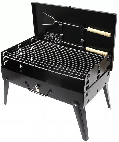 Sodo šašlykinė turistinė – perkeliamas sulankstomas BBQ