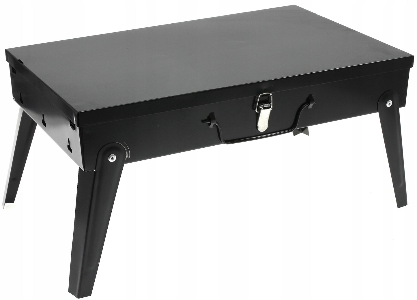 Sodo GRILIS TURISTINIS PERKELIAMAS SULANKSTOMAS BBQ LAGAMINAS SU AKSESUARAIS