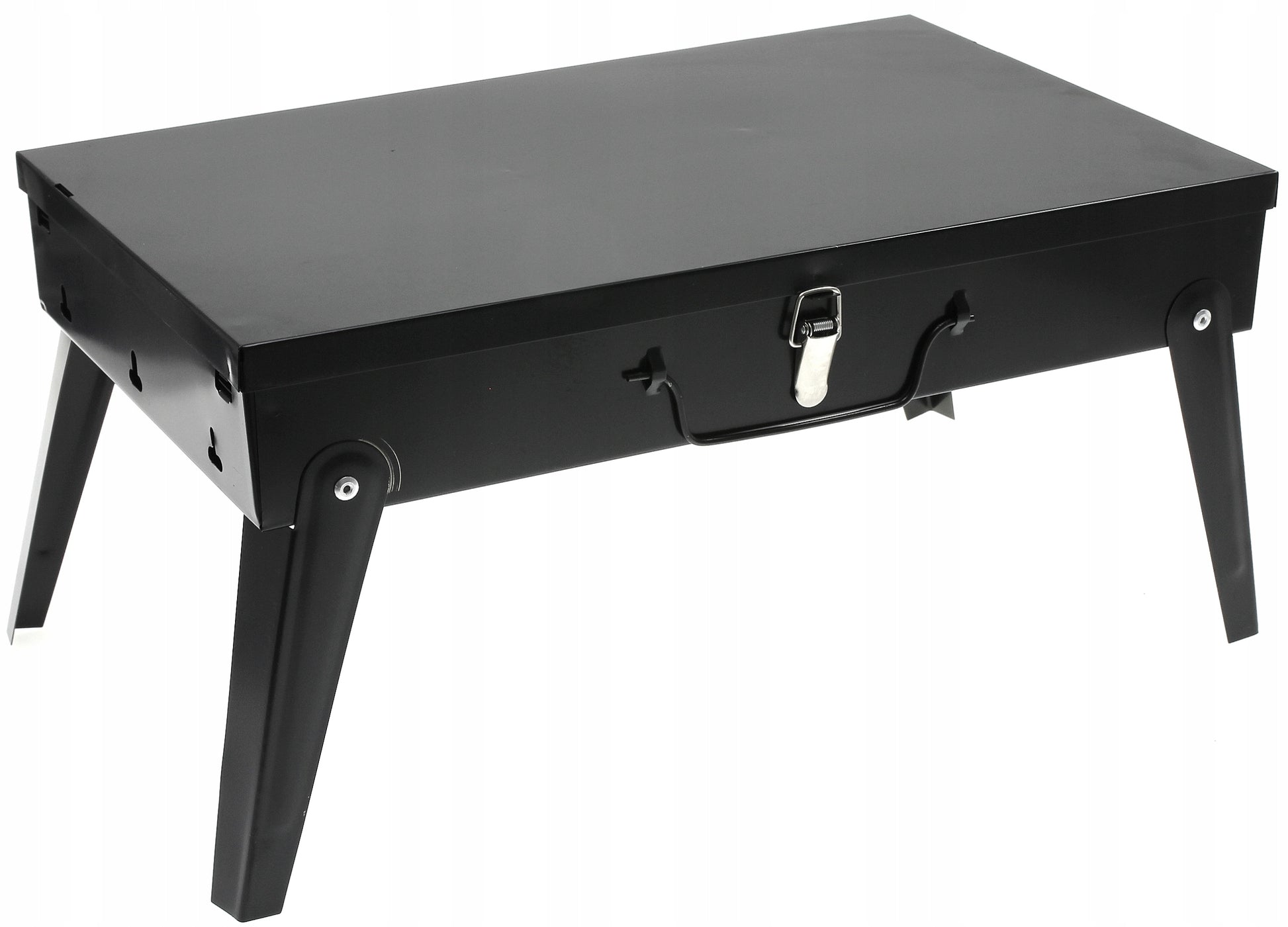 Sodo GRILIS TURISTINIS PERKELIAMAS SULANKSTOMAS BBQ LAGAMINAS SU AKSESUARAIS