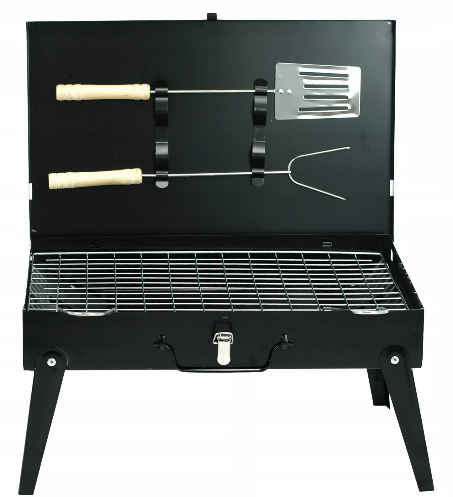 Sodo šašlykinė turistinė – perkeliamas sulankstomas BBQ