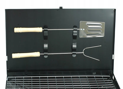 Sodo šašlykinė turistinė – perkeliamas sulankstomas BBQ