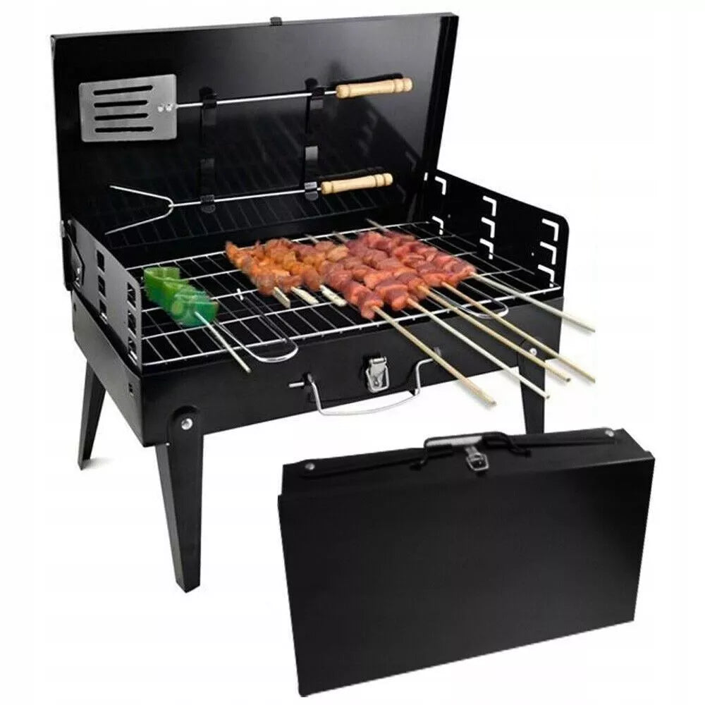 Sodo šašlykinė turistinė – perkeliamas sulankstomas BBQ