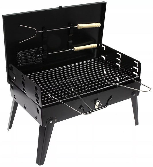 Sodo šašlykinė turistinė – perkeliamas sulankstomas BBQ