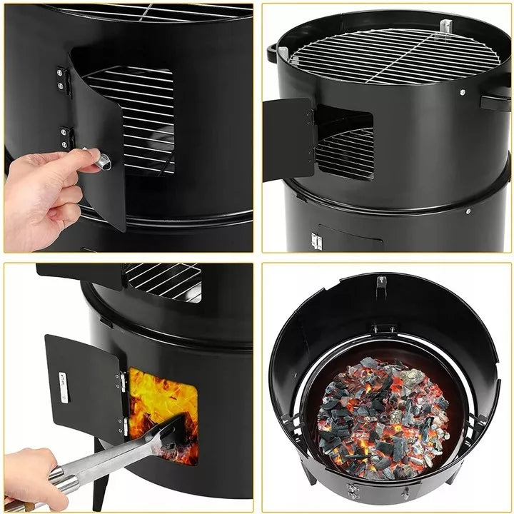 Sodo šašlykinė-rūkykla 6 in 1 - XXL