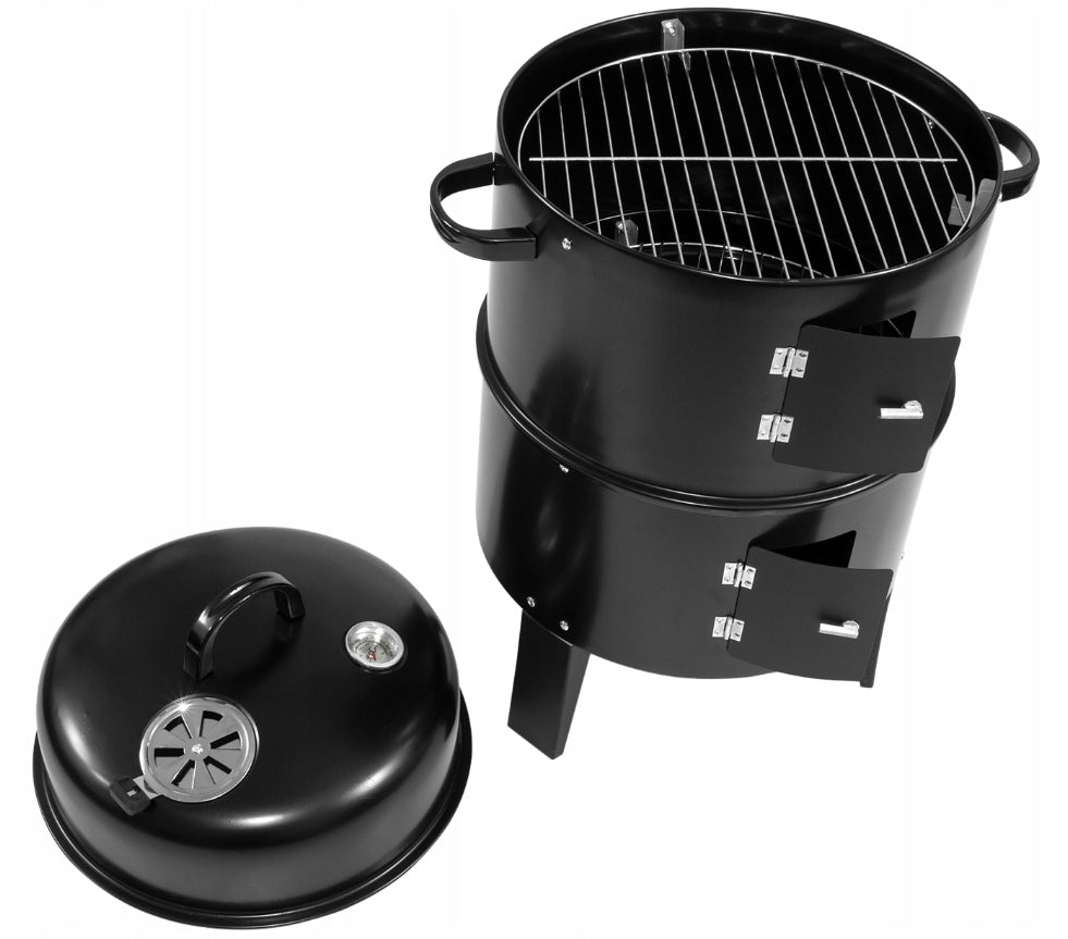 SODO GARDEN GRILIS-RŪKYKLA 6-IN-1, SKIRTAS MEDIENAI IR BRIKETAMS, XXL