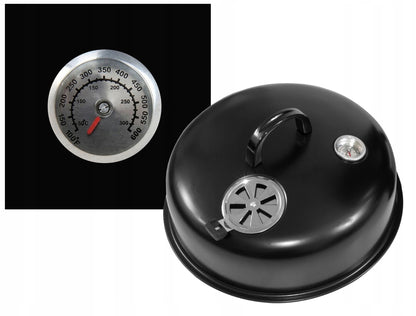 SODO GARDEN GRILIS-RŪKYKLA 6-IN-1, SKIRTAS MEDIENAI IR BRIKETAMS, XXL