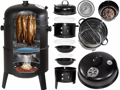 Sodo šašlykinė-rūkykla 6 in 1 - XXL