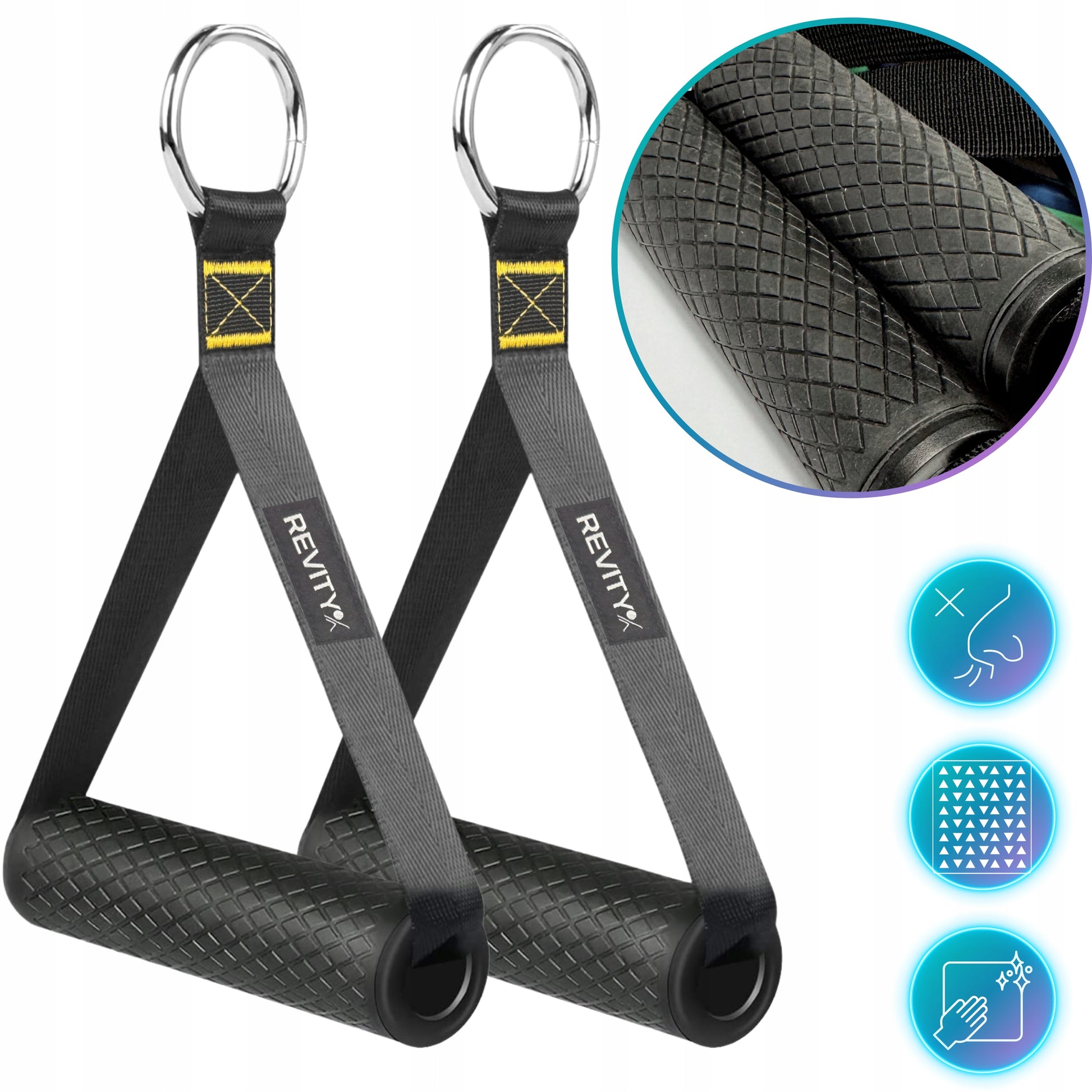Treniruočių gumos WORKOUT BANDS PRO, Rinkinys iki 100 kg, Aukštos kokybės