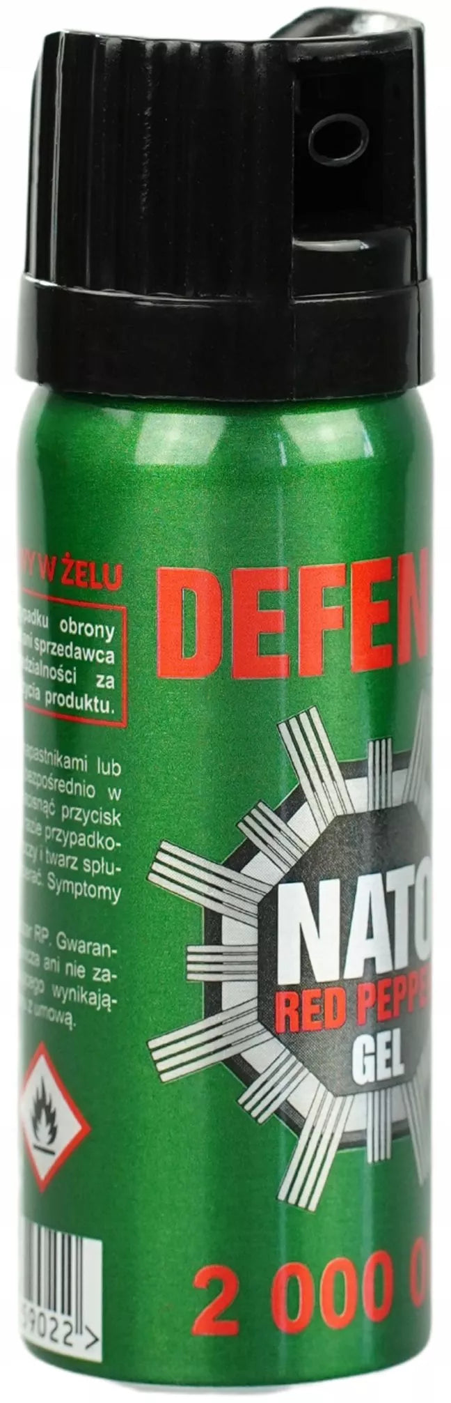 Pipirinis Gelis Gynybos Priemonė Paralyžiuojantis Purškalas NATO DEFENCE 50 ml