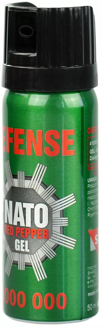 Pipirinis Gelis Gynybos Priemonė Paralyžiuojantis Purškalas NATO DEFENCE 50 ml