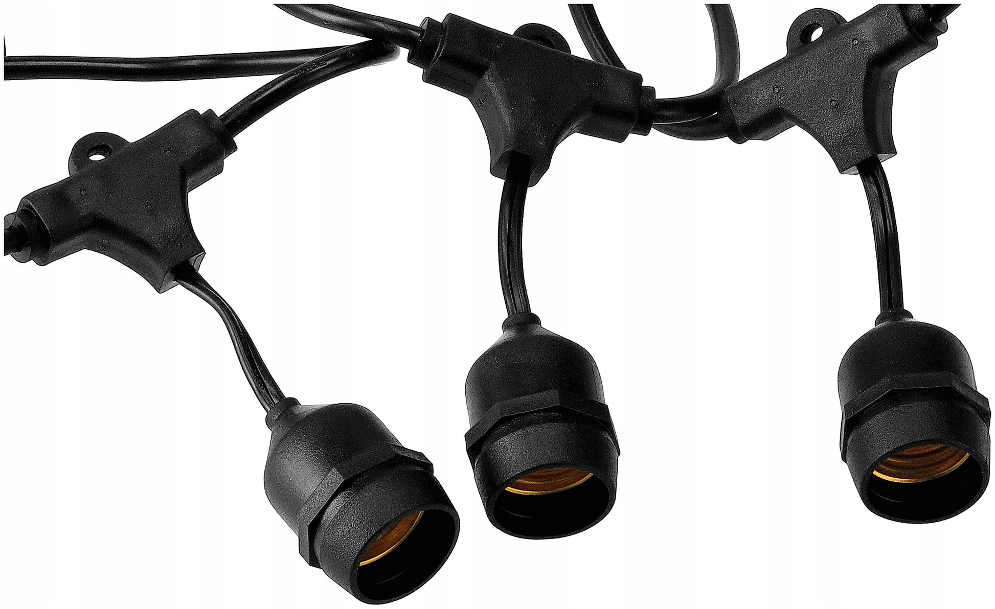 Sodo girlianda Šviesos grandinė 5m 5xE27 Komplektas su LED lemputėmis IP44