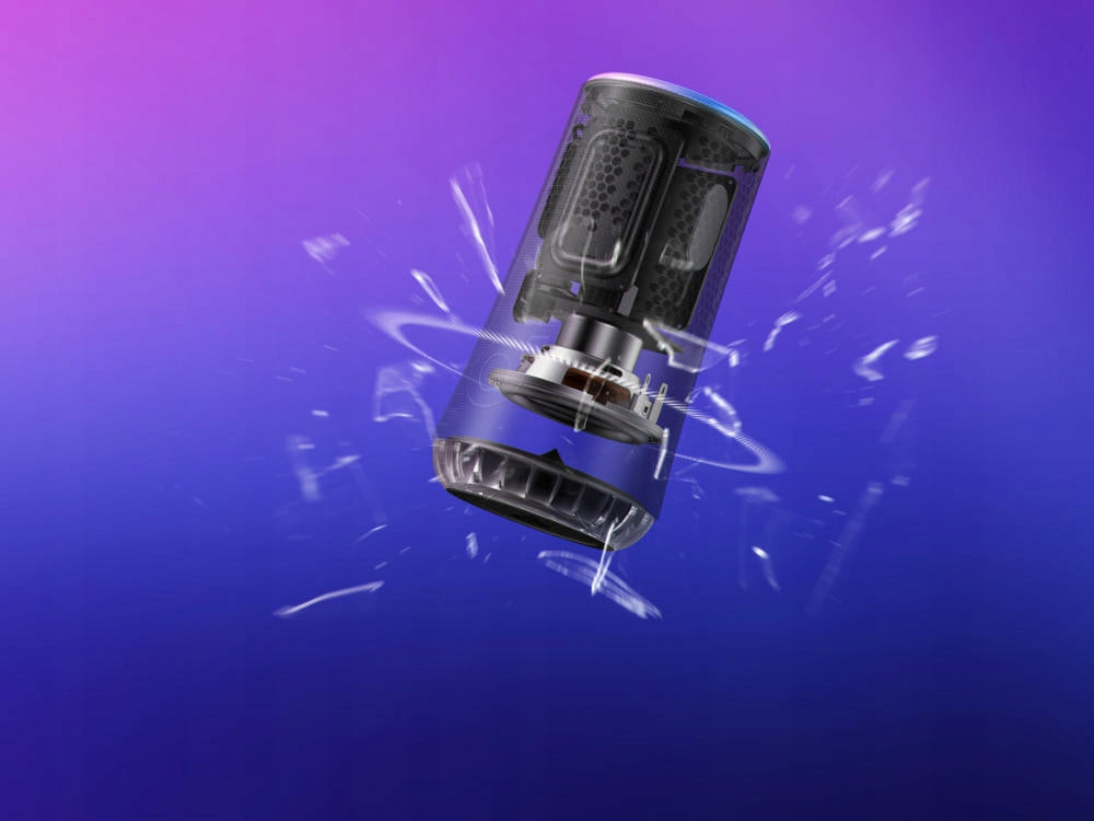 Bluetooth garsiakalbis Soundcore Glow 360 30W PartyCast 2.0 LED Juodas