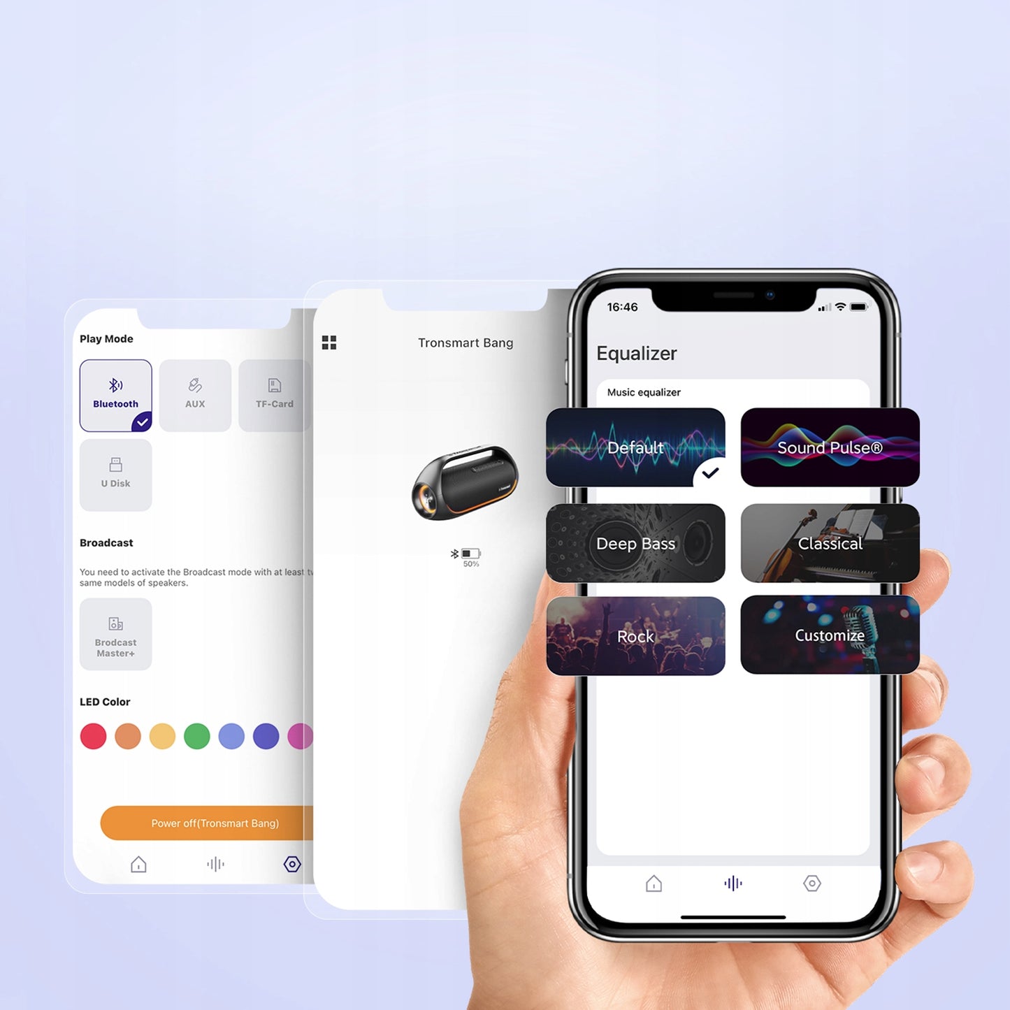 Belaidis nešiojamas Bluetooth garsiakalbis Tronsmart Bang 15H NFC IPX6
