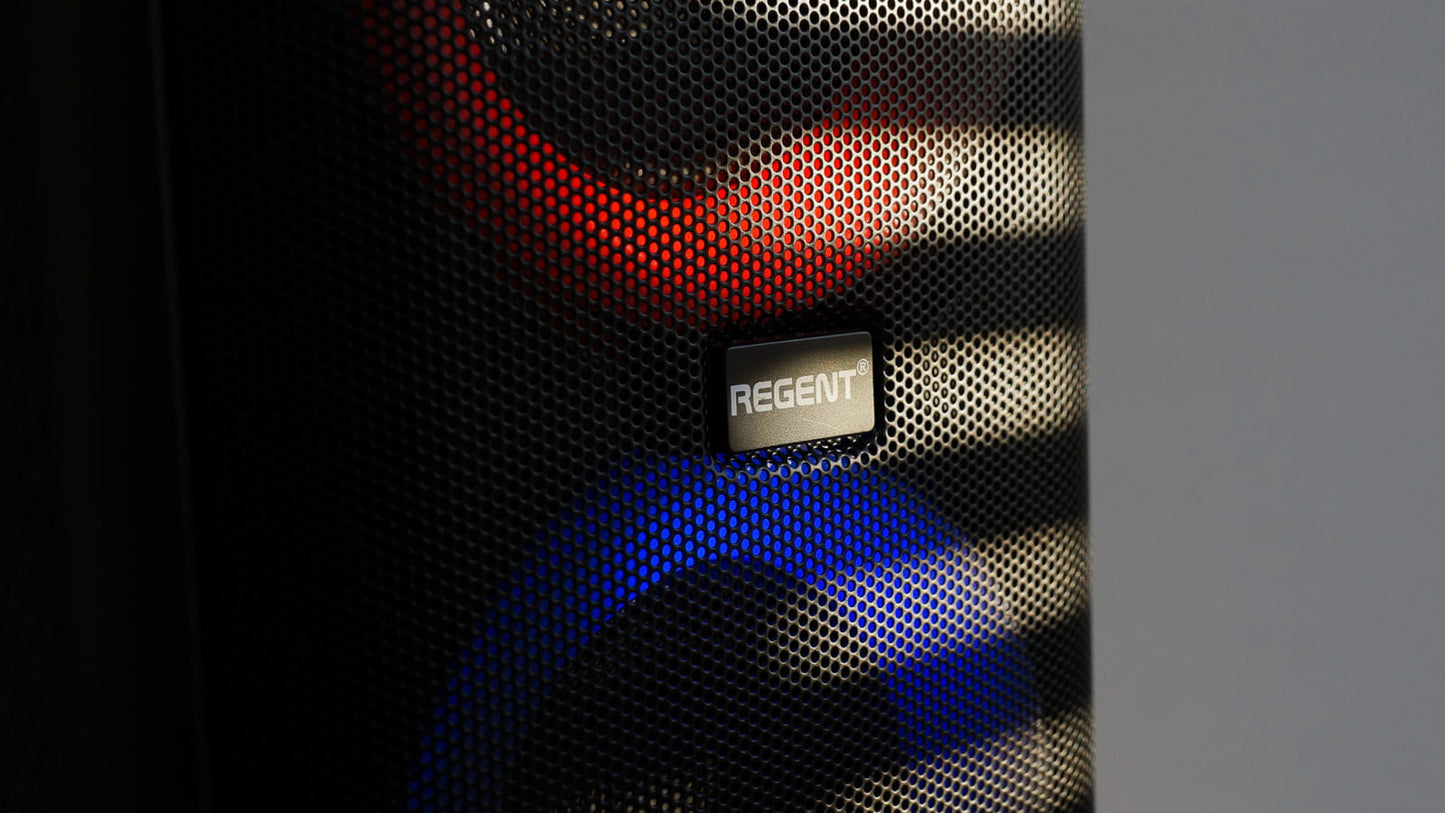 Nešiojamas Karaoke Partybox garsiakalbis Ferguson 400BT 60W FM BT USB AUX DSP