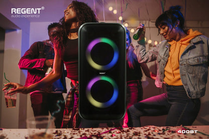 Nešiojamas Karaoke Partybox garsiakalbis Ferguson 400BT 60W FM BT USB AUX DSP