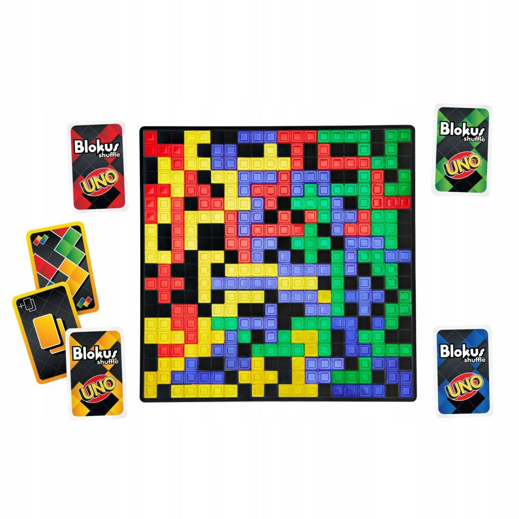 Žaidimas Blokus Shuffle su kortomis UNO stiliaus GXV91