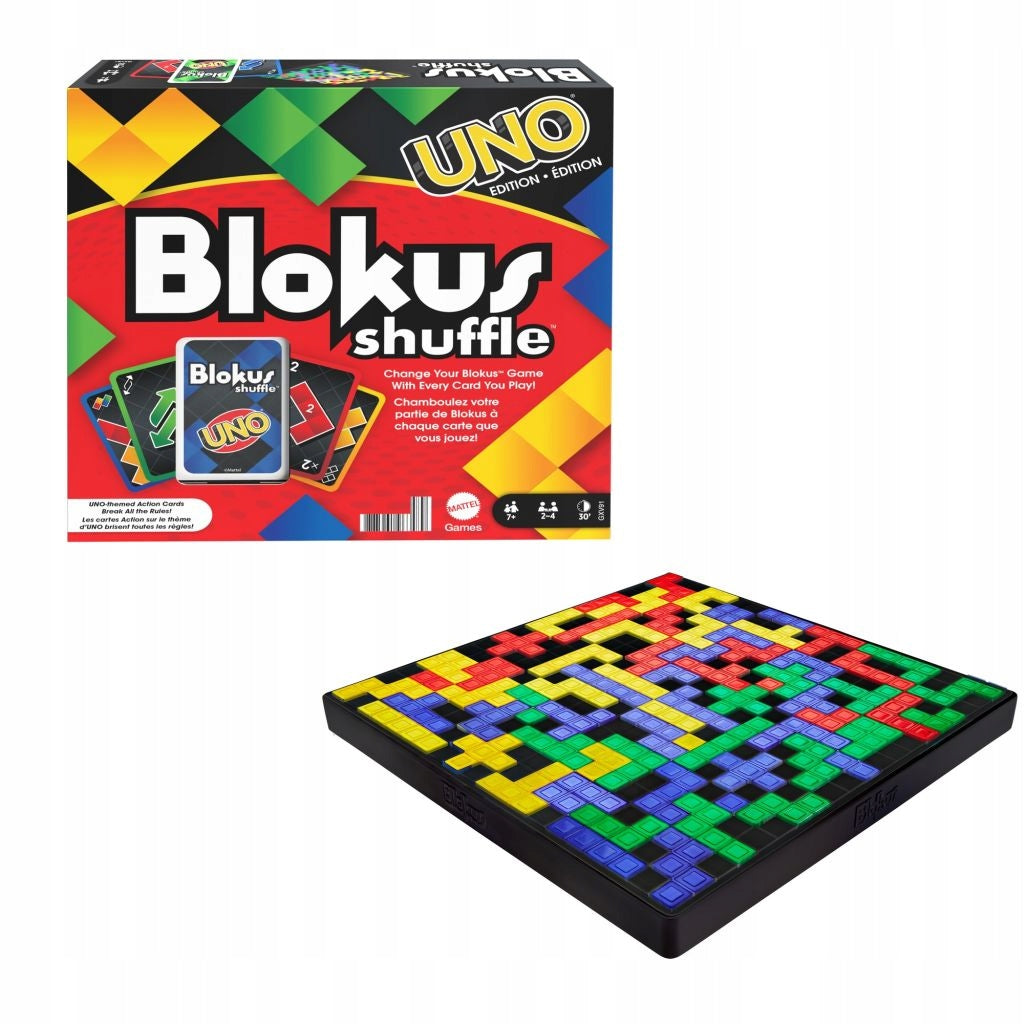 Žaidimas Blokus Shuffle su kortomis UNO stiliaus GXV91