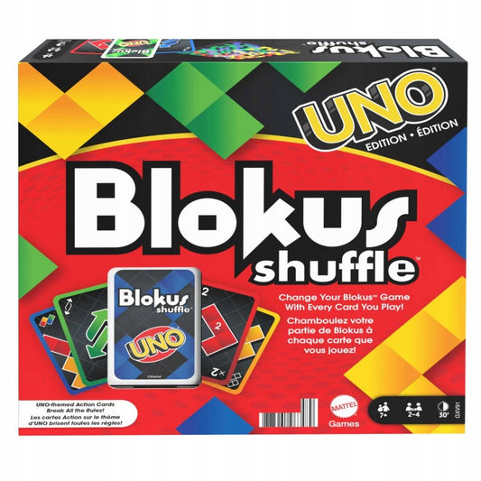 Žaidimas Blokus Shuffle su kortomis UNO stiliaus GXV91
