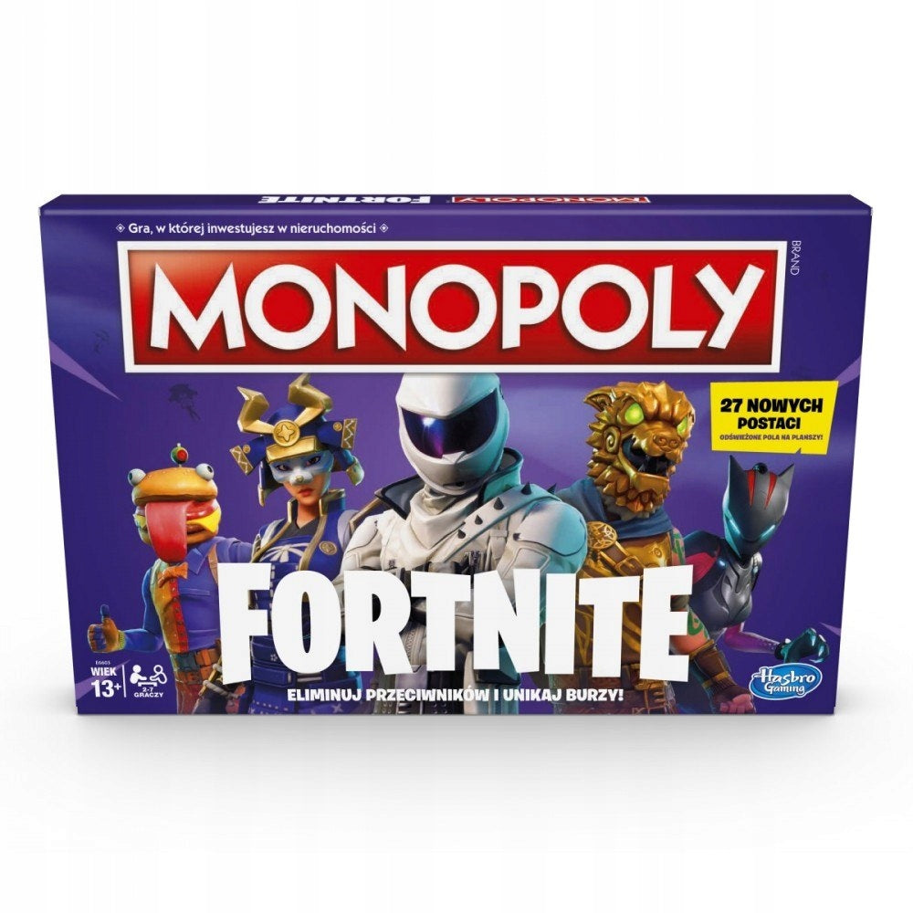 Stalo žaidimas Hasbro Monopoly: Fortnite (Angliška, violetinė laida)