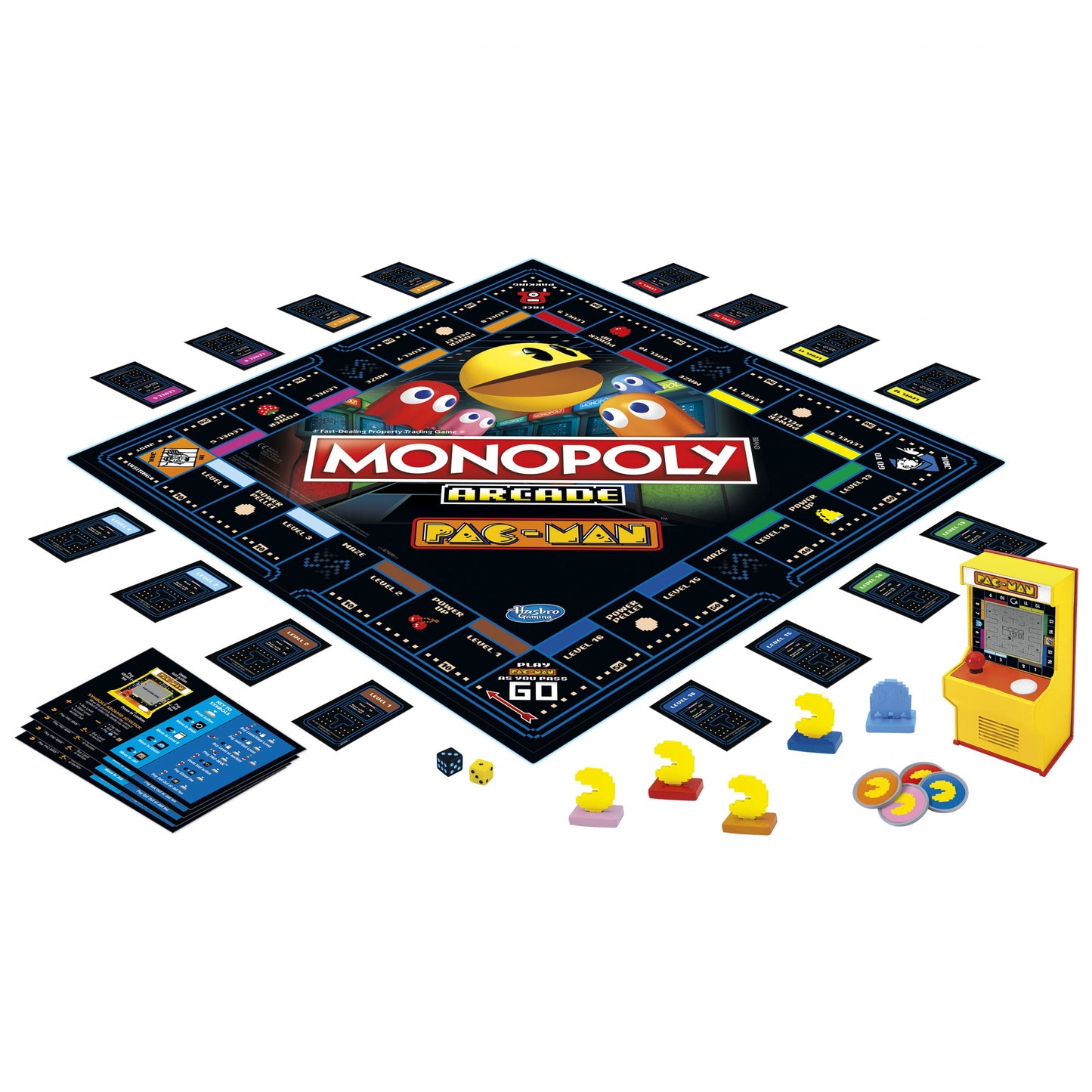 Stalo žaidimas Monopoly Arcade Pacman Hasbro