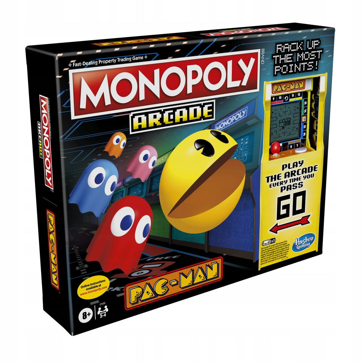 Stalo žaidimas Monopoly Arcade Pacman Hasbro