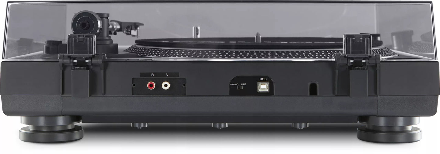 „TechniSat TechniPlayer LP 300“ patefonas su tiesiogine pavara, USB, PHONO/LINE išvestimis, 33/45 aps./min.