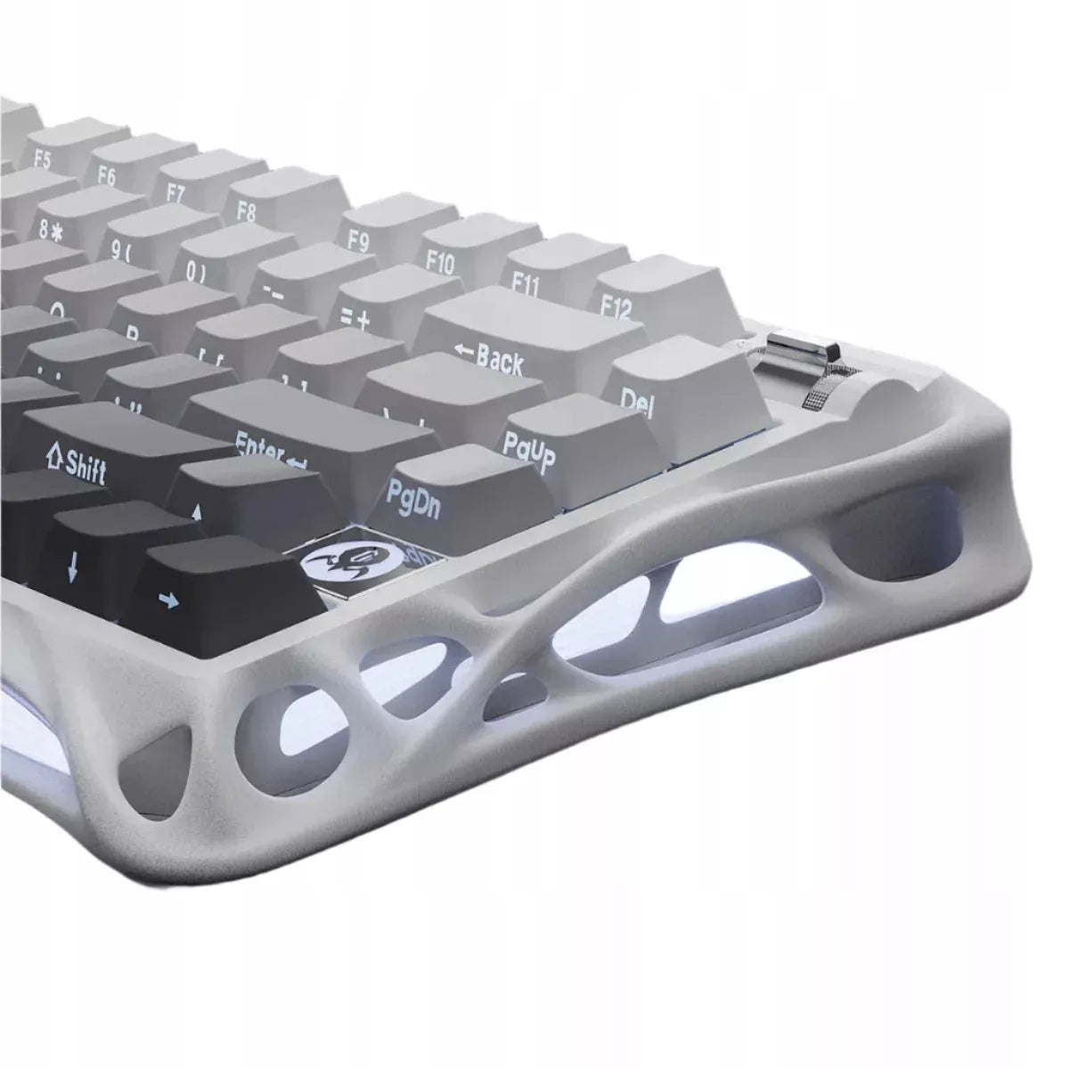 GravaStar Mercury K1 Bela belaidė mechaninė klaviatūra