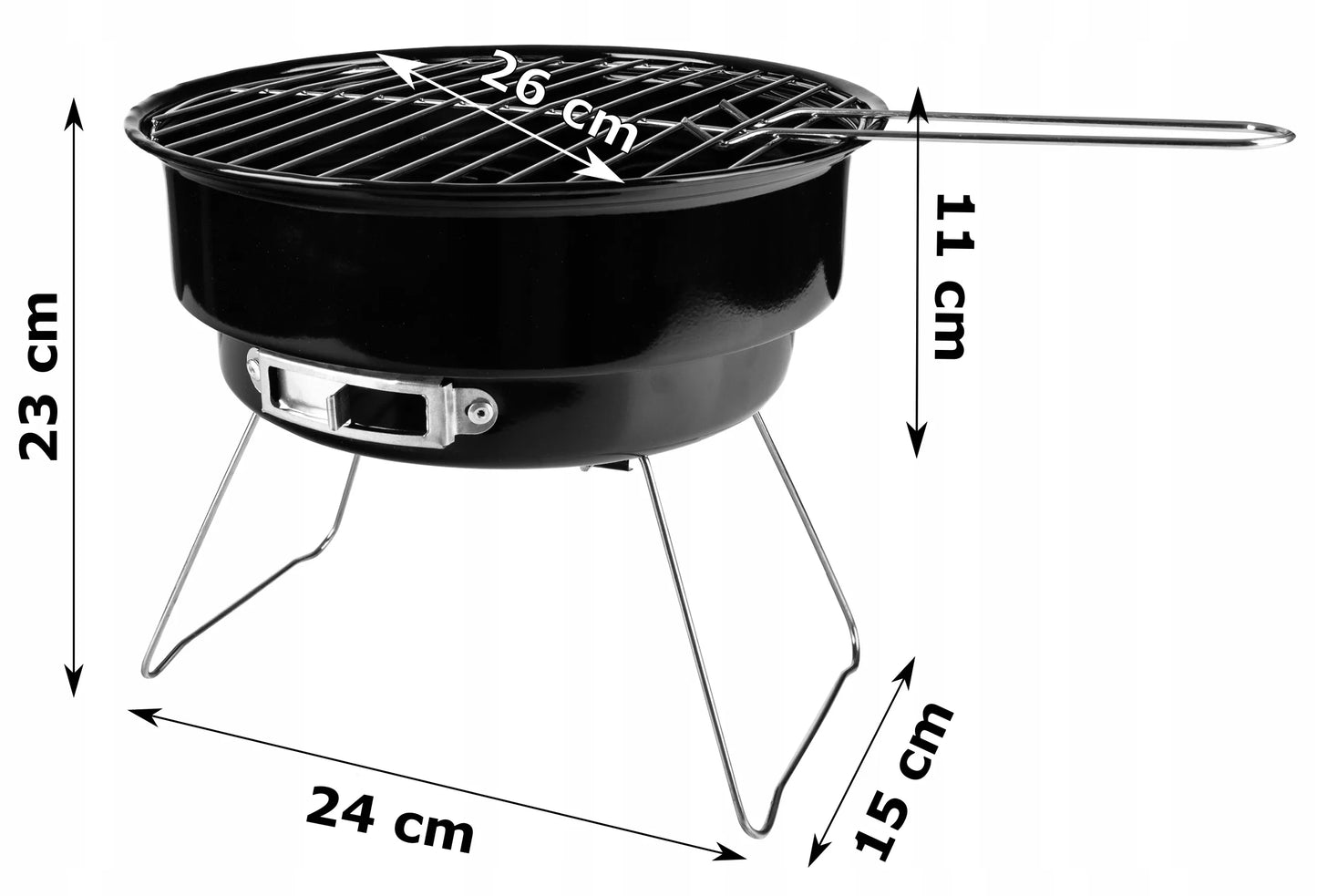 Šašlykinė Easy BBQ GQ2 – lengva su kelioniniu krepšiu