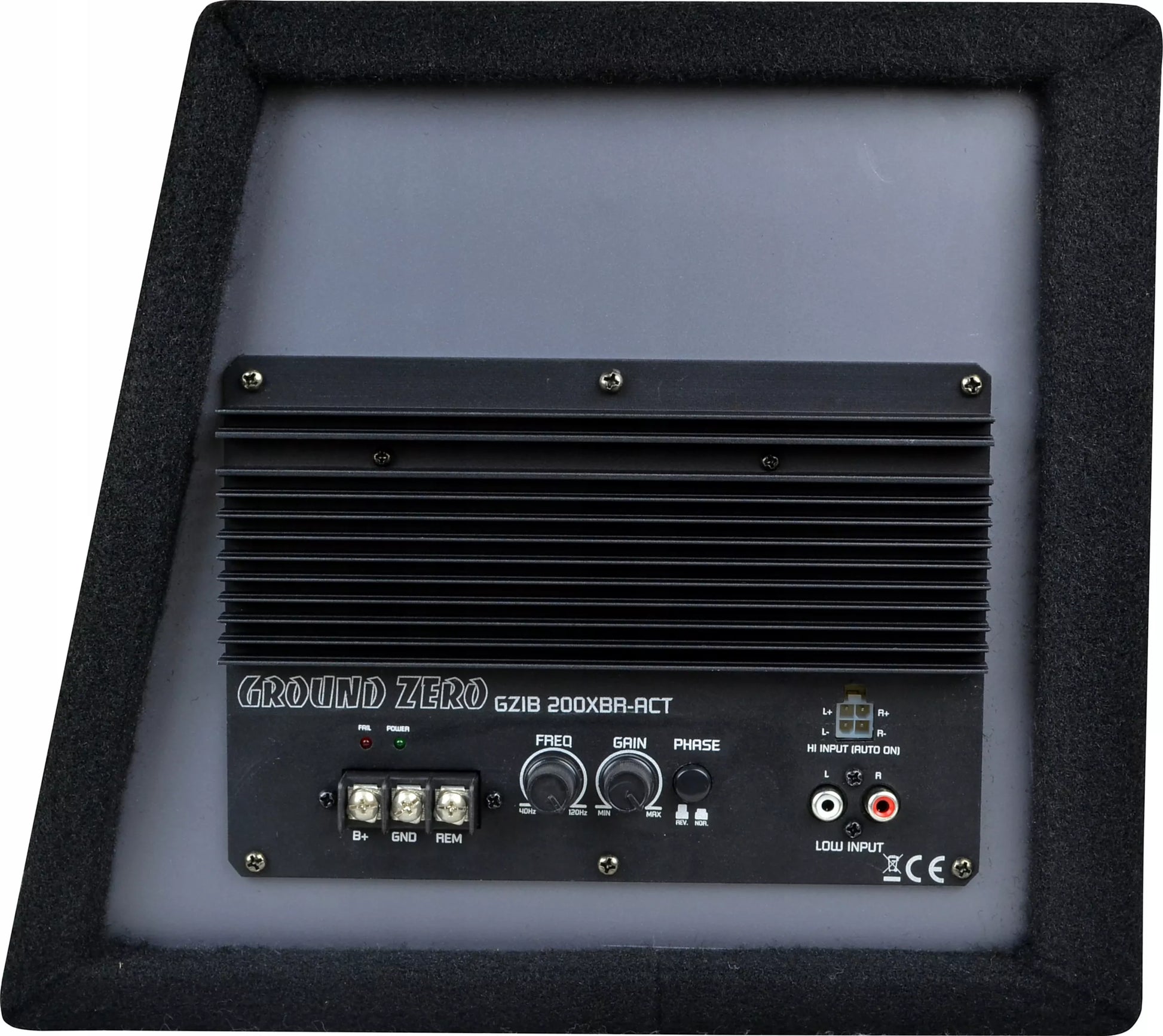 Ground Zero aktyvus 20 cm (8″) subwoofer