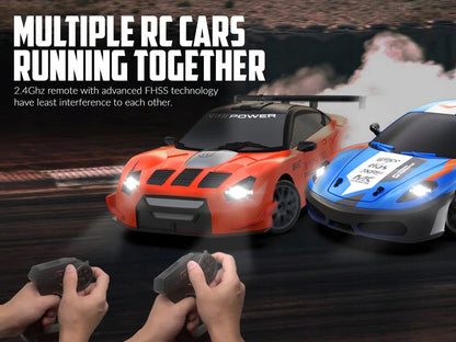 Driftinio automobilio modelis Blaze Racer 1/24 4WD 927OB2 - oranžinis HB Toys