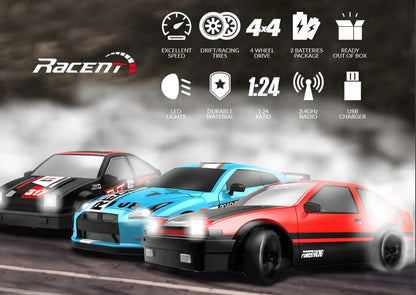 HB Toys Modelis Automobilio Drift Master 1/24 4WD 926BRB2 / Juodas