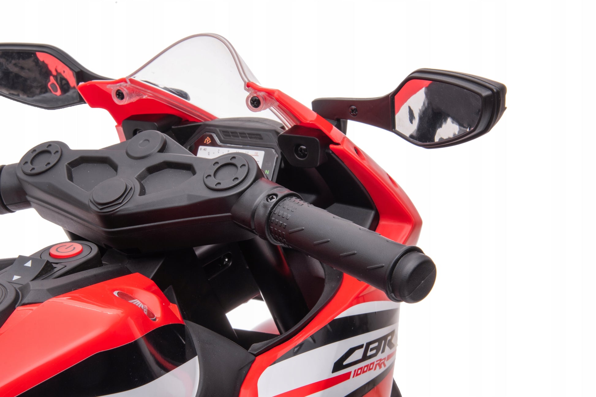 HONDA CBR ELEKTRINIS MOTOCIKLAS VAIKAMS SU ŠVIESOMIS, MUZIKA, DOVANA - MOTOCIKLAS