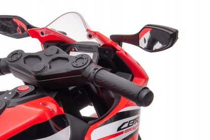 HONDA CBR ELEKTRINIS MOTOCIKLAS VAIKAMS SU ŠVIESOMIS, MUZIKA, DOVANA - MOTOCIKLAS