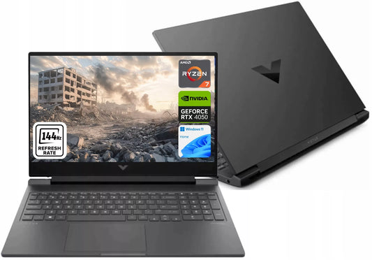 HP ŽAIDIMŲ kompiuteris su Ryzen 7 4.7GHz 16/512GB 15.6" 144Hz RTX4050