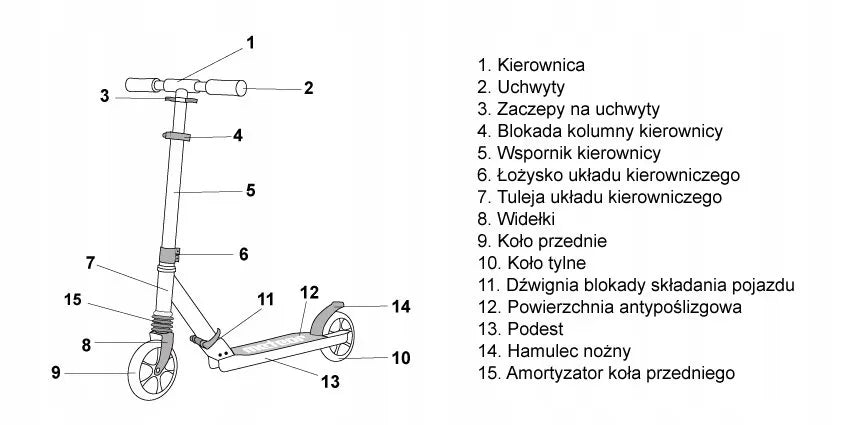 Reguliuojamas sulankstomas vaikiškas paspirtukas 120 mm PU ratukai – lengvas ir stabilus