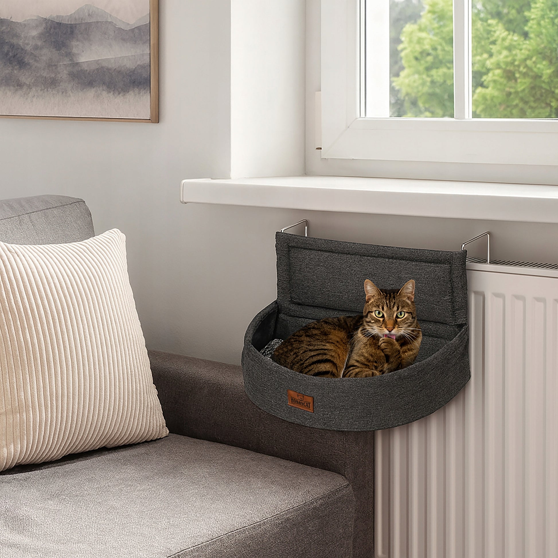 Skelė Katėms - Kabantis Gultas Katėms antRadiatoriaus - Apkrova 10 kg