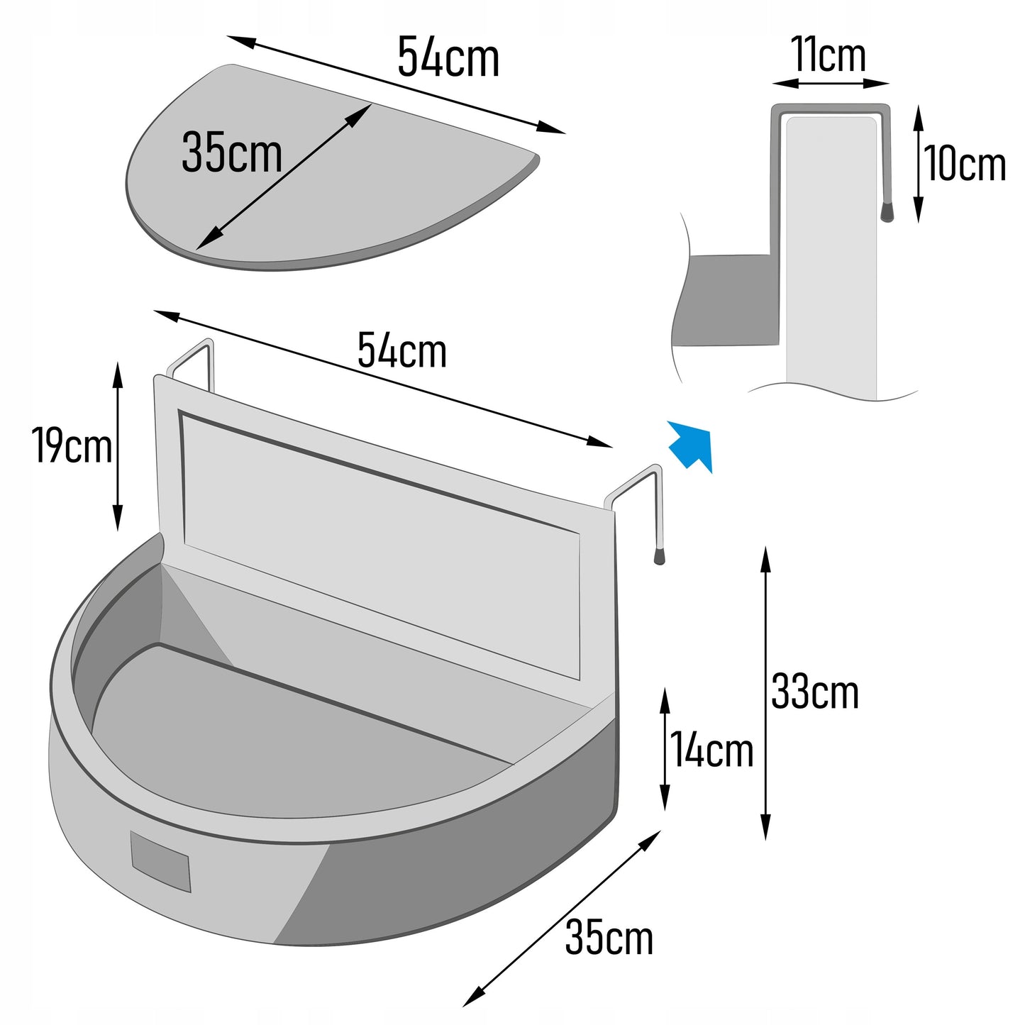 Skelė Katėms - Kabantis Gultas Katėms antRadiatoriaus - Apkrova 10 kg