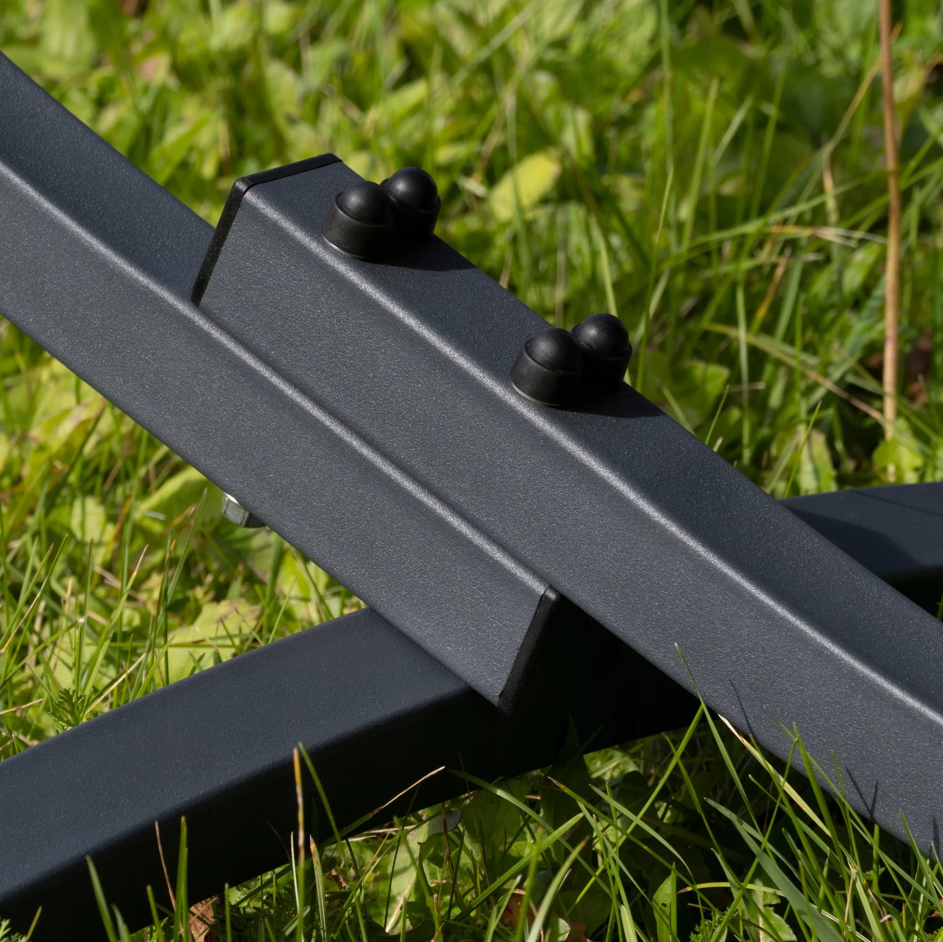 Vienvietis hamakas su plieniniu rėmu, klasikinis sodo hamakas POTENZA