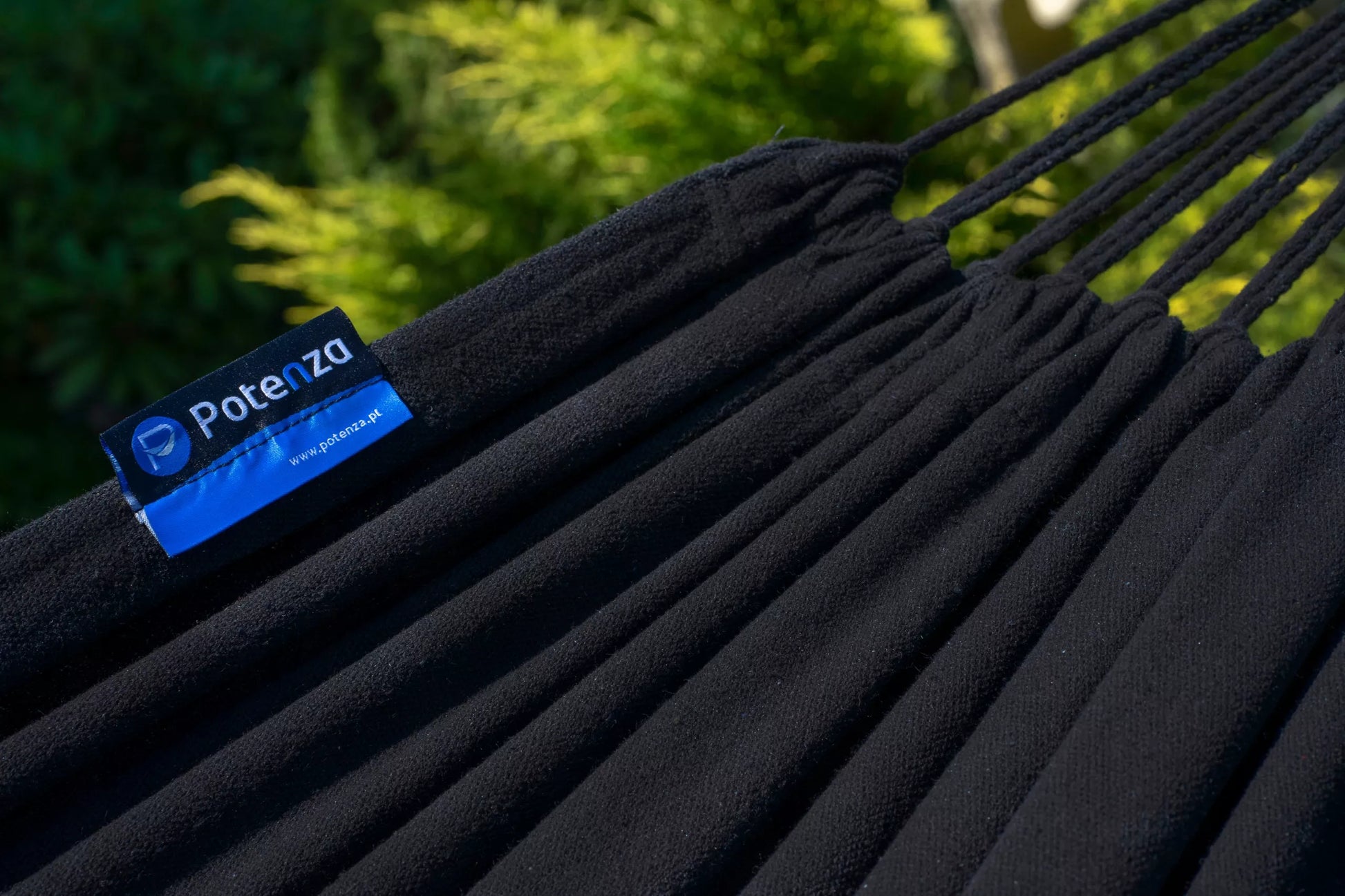 Vienvietis hamakas su plieniniu rėmu, klasikinis sodo hamakas POTENZA