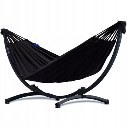 Vienvietis hamakas su plieniniu rėmu, klasikinis sodo hamakas POTENZA