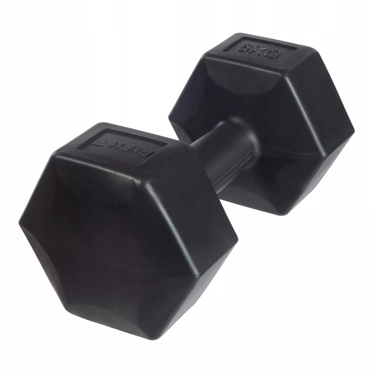 2 vnt. hanteliai Cardio Fitness Pilates – 6 kg, juodi, ilgaamžiai