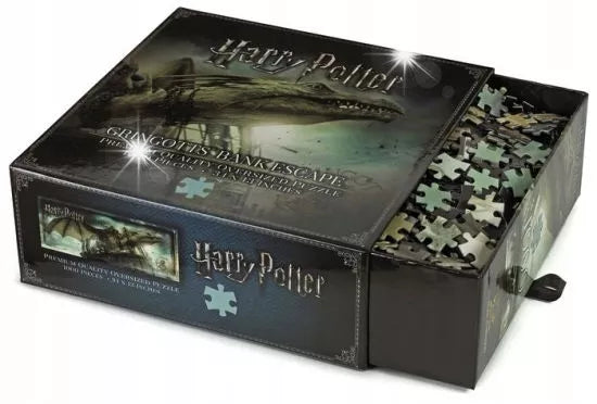 Harry Potter - Dėlionė 1000 detalių. Pabėgimas iš Gringotto banko.