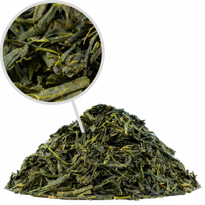 Japoniška žalioji arbata JAPAN SENCHA KAGOSHIMA 100 g PREMIUM ŠVIEŽIA LENGVA