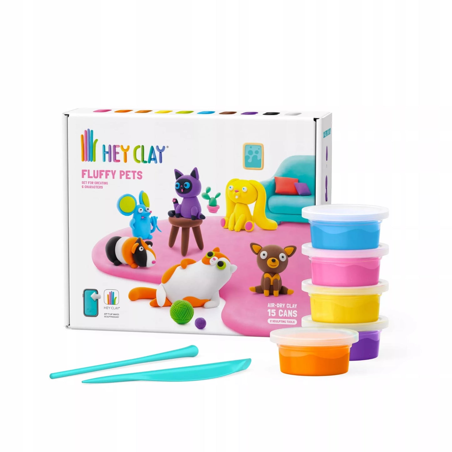 Hey Clay Puchate gyvūnėliai