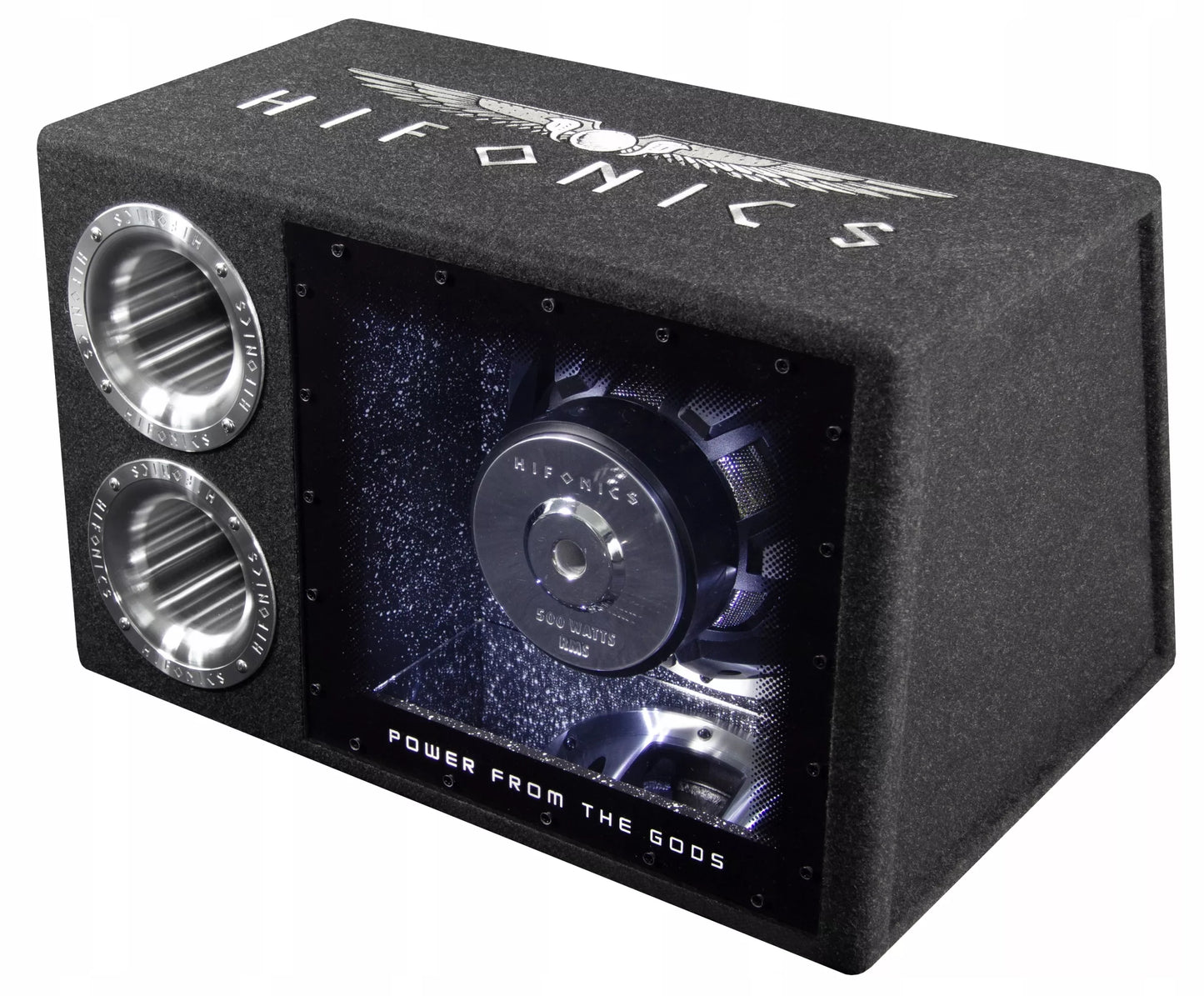 Bandpass 500 W RMS subwoofer – galingi žemi dažniai