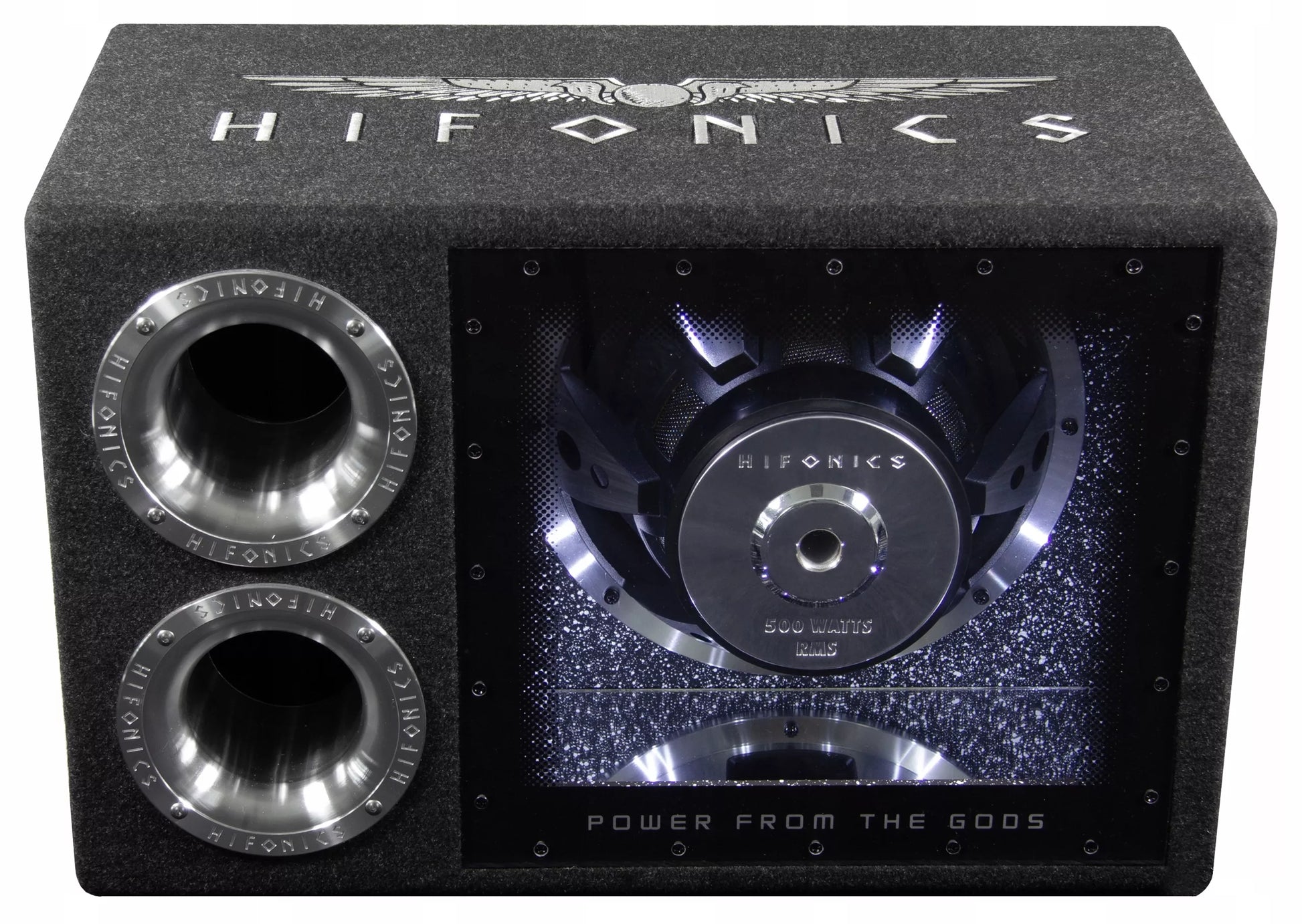Bandpass 500 W RMS subwoofer – galingi žemi dažniai