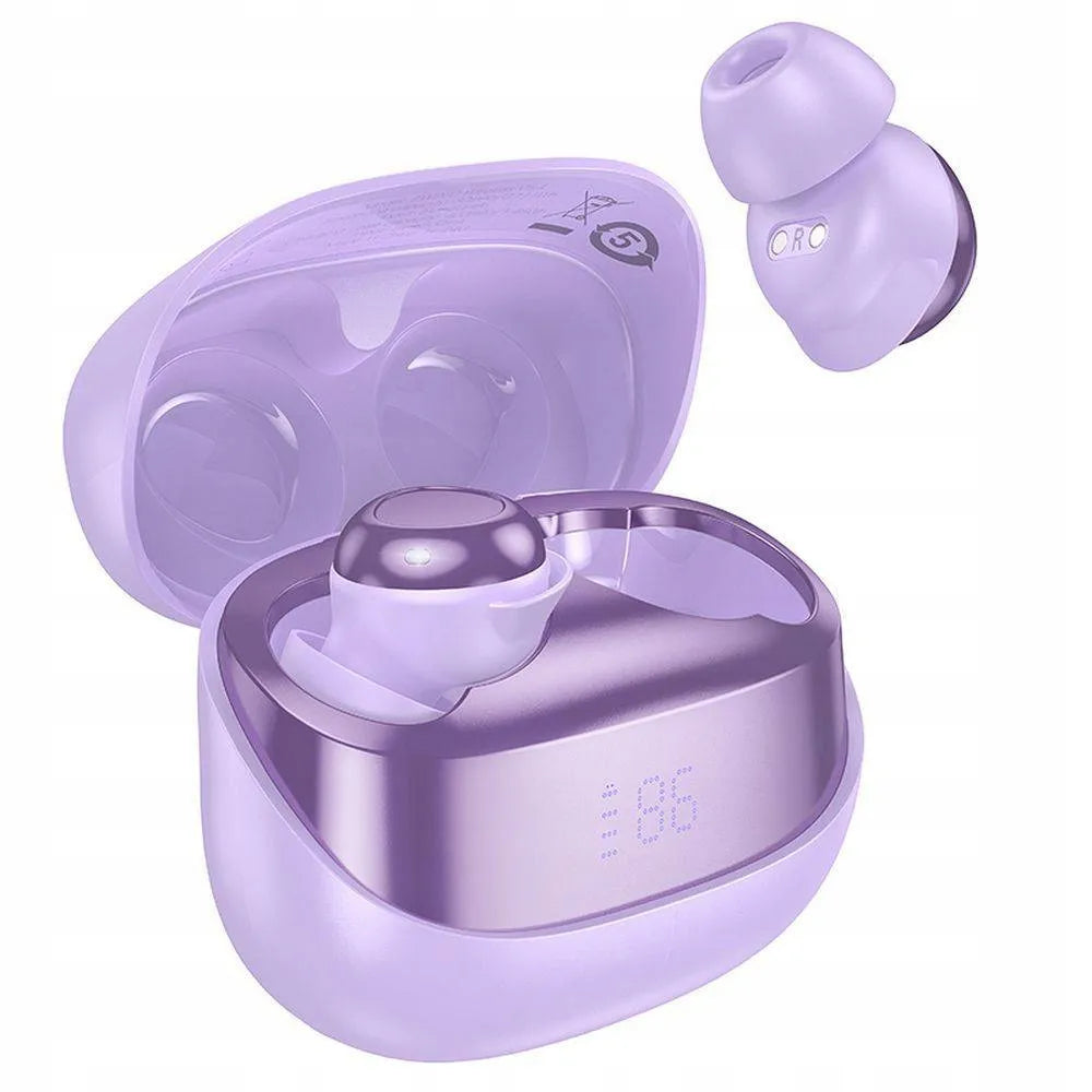 Hoco belaidės Bluetooth TWS EW200 ausinės - violetinės