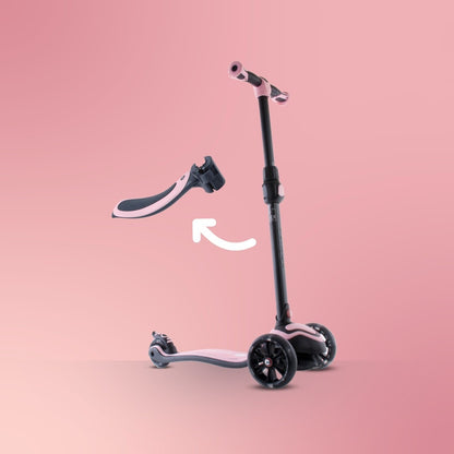 Flash 3in1 balansinis triratis riedis LED, reguliuojamas, 50 kg, vaikams